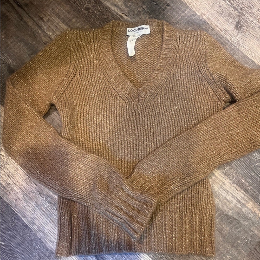 Dolce & Gabbana Metallic Sweater